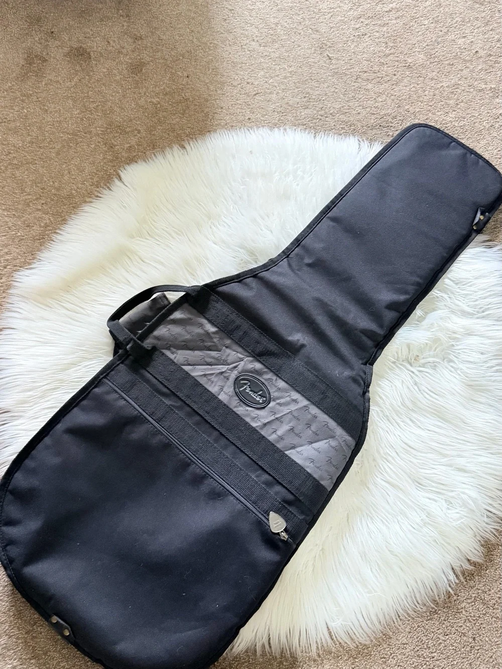 Fender Black and Gray Padded Guitar Gig Bag